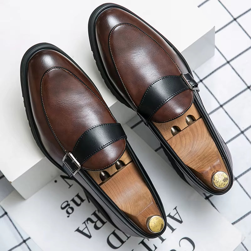 High Quality Oxford Leather Shoes Men Social Business Leather Shoes for Men Formal Wedding Office Men'S Dress Leather Shoes New