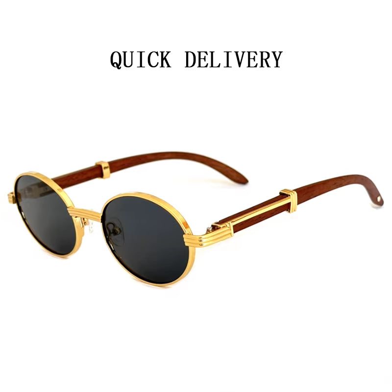 2024 Oval Sunglasses Women Luxury Vintage Sunglasses for Men Retro Luxe Fashion Glasses Lunette Soleil Femme Gafas De Sol Hombre