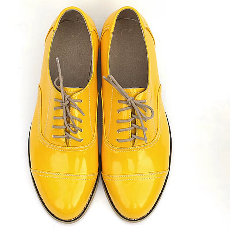 Genuine Leather Oxford Shoes Loafers for Woman Sneakers Female Oxfords Luxury Formal Single Strap Shoes Woman Spring Summer