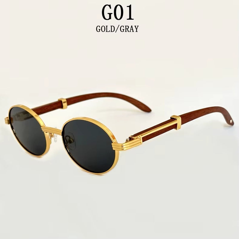 2024 Oval Sunglasses Women Luxury Vintage Sunglasses for Men Retro Luxe Fashion Glasses Lunette Soleil Femme Gafas De Sol Hombre