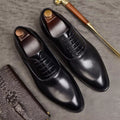 Mens Formal Shoes Genuine Leather Oxford Shoes for Men Italian 2020 Dress Shoes Wedding Laces Leather Business Shoes 869