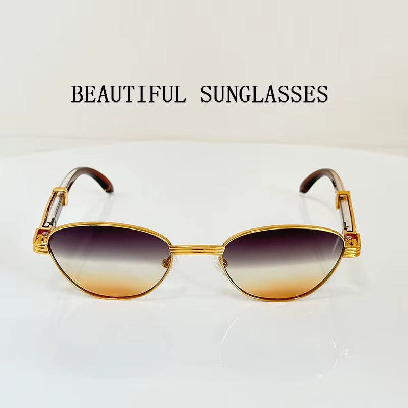 2024 Cat Eye Sunglasses Women Trendy and Fashionable Vintage Fashion Glasses Luxe Femme Lentes De Sol Mujer Lunette Soleil Femme