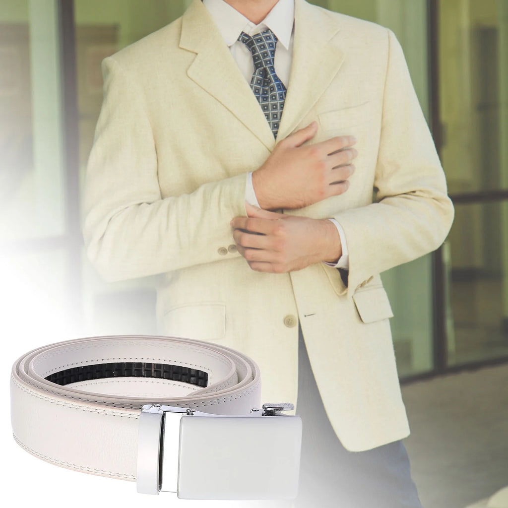 1PC Belt White Men'S Belt Luxury Designer for Superfiber Jeans Belt Multi Color Optional