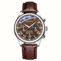 GAIETY High Quality Men'S Luxury Belt Fashion Quartz Watch Men round Business Student Sport Waterproof Glow Clock