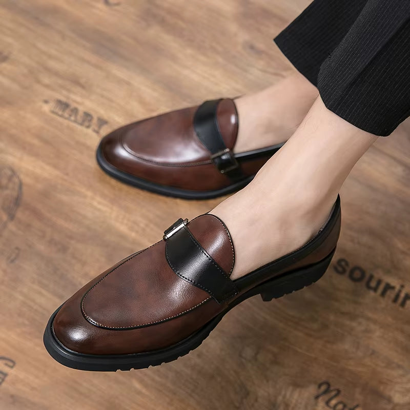High Quality Oxford Leather Shoes Men Social Business Leather Shoes for Men Formal Wedding Office Men'S Dress Leather Shoes New
