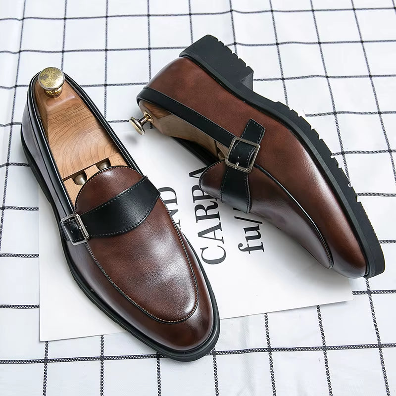High Quality Oxford Leather Shoes Men Social Business Leather Shoes for Men Formal Wedding Office Men'S Dress Leather Shoes New
