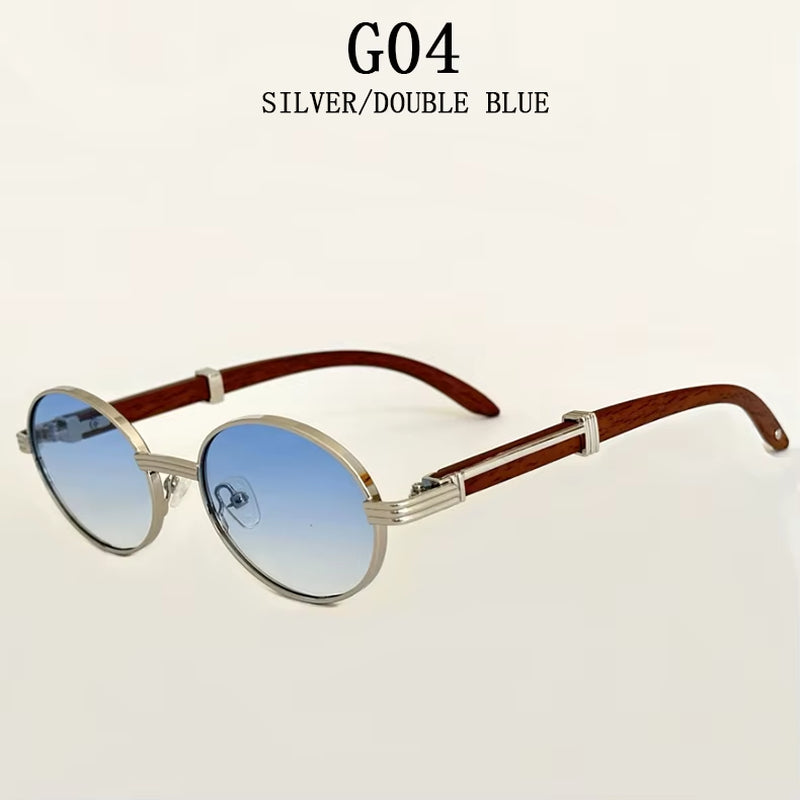 2024 Oval Sunglasses Women Luxury Vintage Sunglasses for Men Retro Luxe Fashion Glasses Lunette Soleil Femme Gafas De Sol Hombre