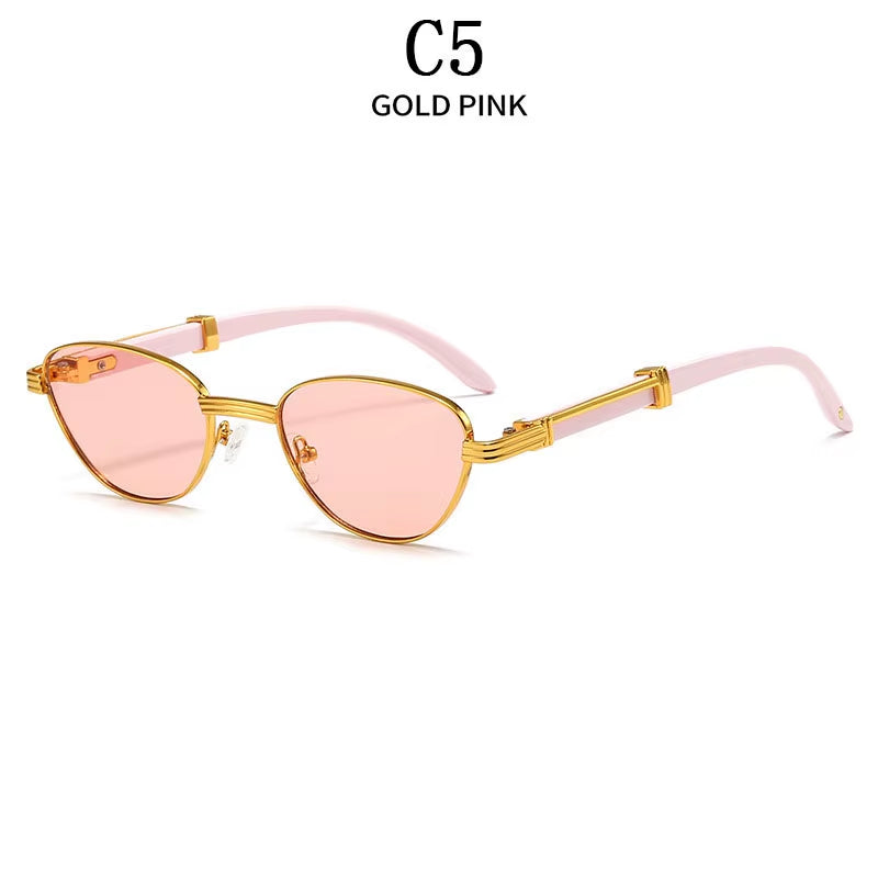 2024 Cat Eye Sunglasses Women Trendy and Fashionable Vintage Fashion Glasses Luxe Femme Lentes De Sol Mujer Lunette Soleil Femme