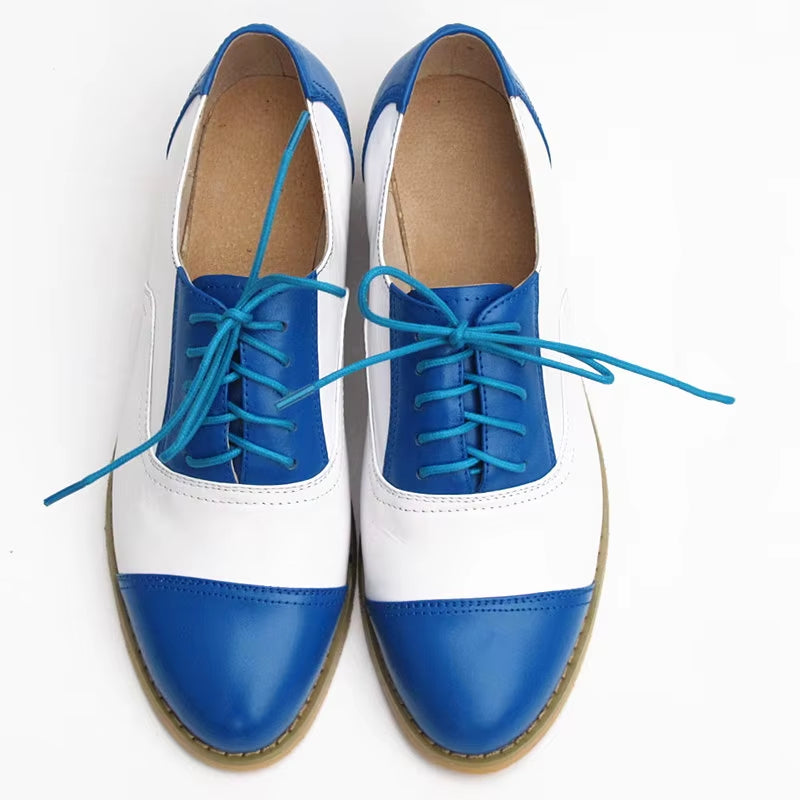 Genuine Leather Oxford Shoes Loafers for Woman Sneakers Female Oxfords Luxury Formal Single Strap Shoes Woman Spring Summer