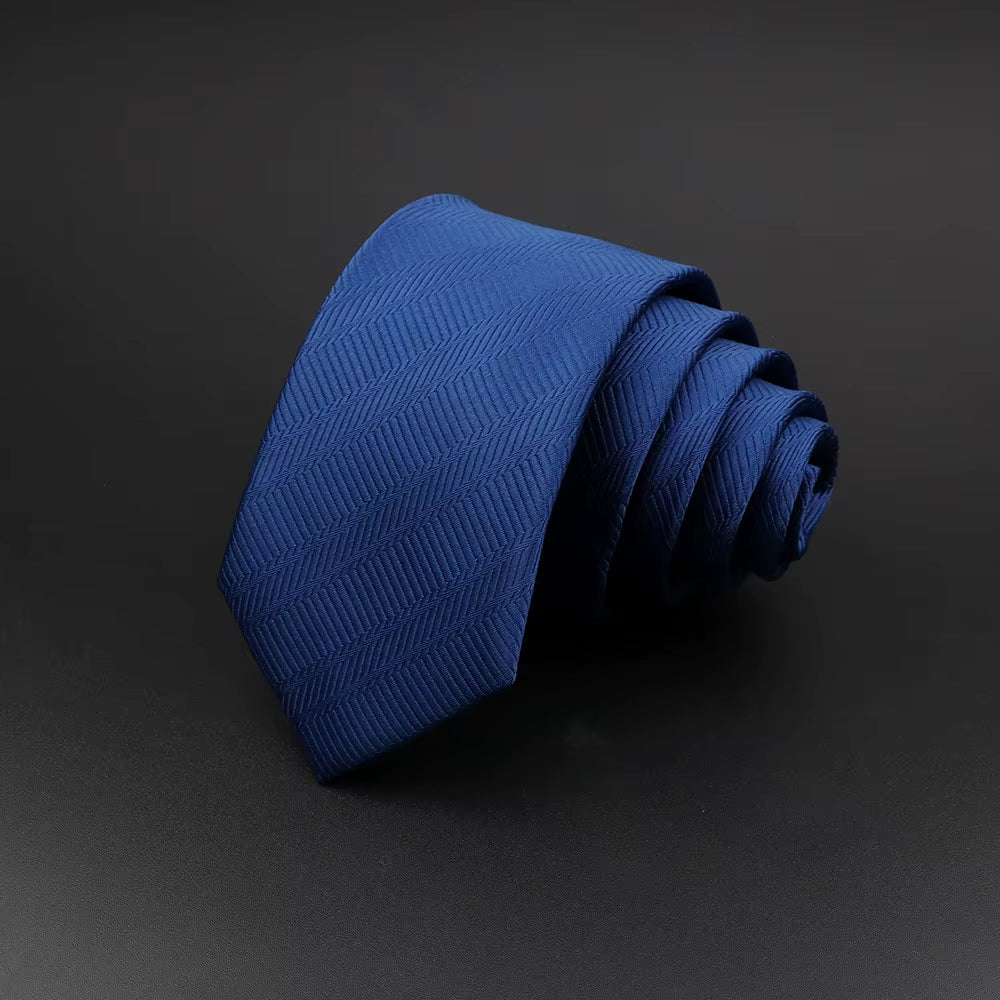 Casual Ties for Men Jacquard Striped Plaid Paisley Necktie Polyester Narrow Tie Skinny Suit Shirt Gift Accessory Gift Cravate